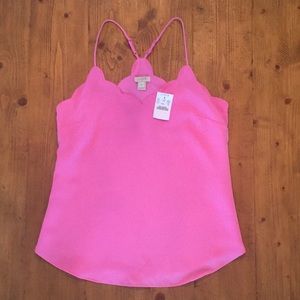 J Crew Scalloped Camisole
